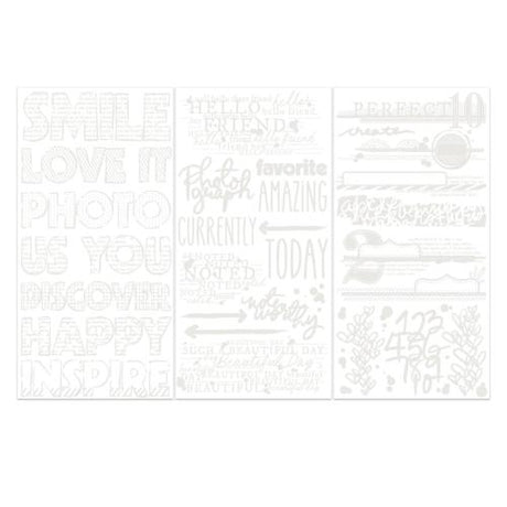 49 And Market Rub-On Transfer Set-Words, Irresistible