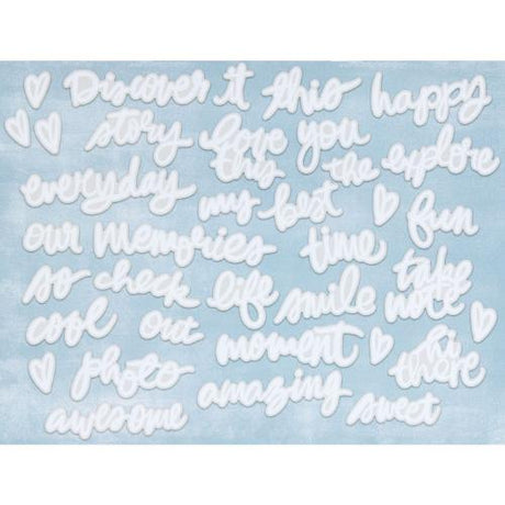 49 And Market Chipboard Set-Words, Irresistible