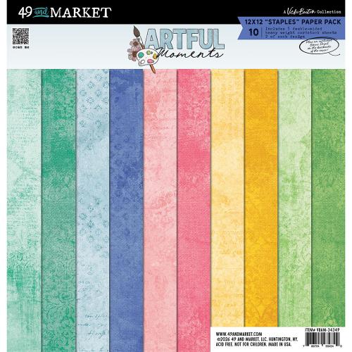 49 And Market Staples Pack 12"X12"-Artful Moments - Postage as per Actual