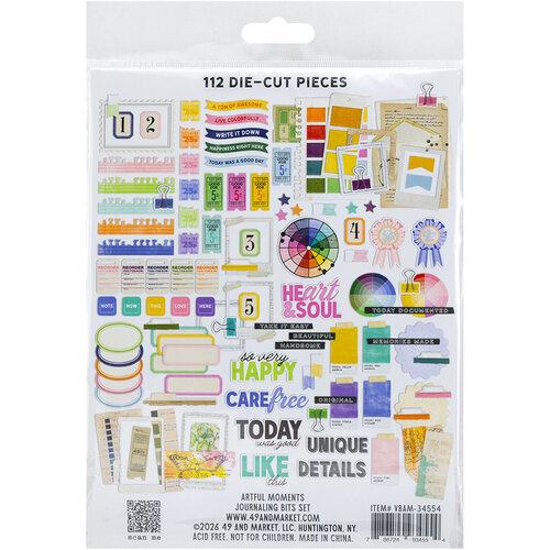 49 And Market Die-Cuts-Journaling Bits, Artful Moments