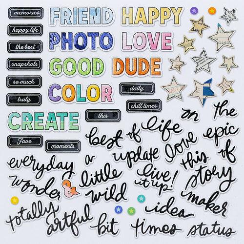 49 And Market Chipboard Set-Bits, Artful Moments