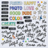49 And Market Chipboard Set-Bits, Artful Moments