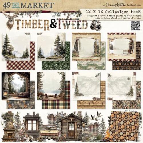 49 And Market Collection Pack 12"X12"-Timber And Tweed - Postage as per Actual