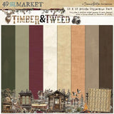 49 And Market Solids Collection Pack 12"X12"-Timber And Tweed - Postage as per Actual