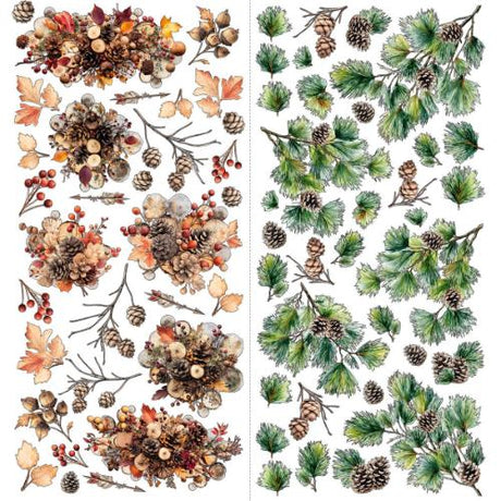 49 And Market Laser Cut Outs-Floral, Timber And Tweed - Postage as per Actual