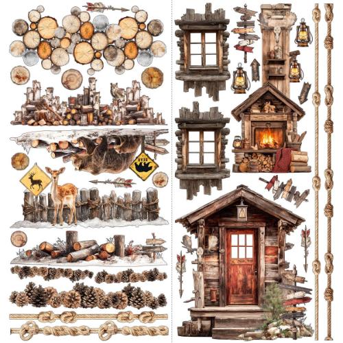 49 And Market Laser Cut Outs-Floral, Timber And Tweed - Postage as per Actual