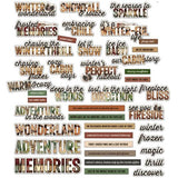 49 And Market Chipboard Set-Sentiments, Timber And Tweed