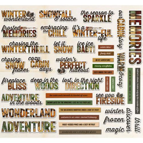 49 And Market Chipboard Set-Sentiments, Timber And Tweed