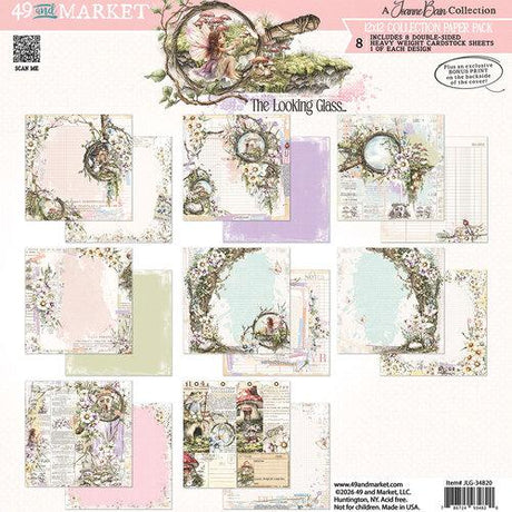 49 And Market Collection Pack 12"X12"-The Looking Glass - Postage as per Actual