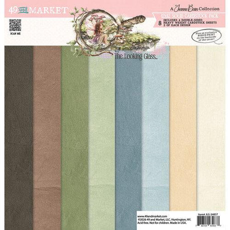 49 And Market Solids Collection Pack 12"X12"-The Looking Glass - Postage as per Actual
