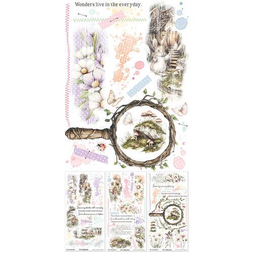 49 And Market Blendable Rub-On Transfer Set 6"X12"-The Looking Glass - Postage as per Actual