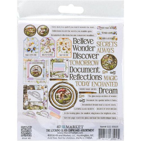 49 And Market Chipboard Set-The Looking Glass