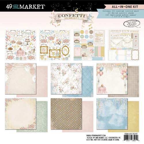 49 & Market All-In-One Kit-Confetti Moments - Postage as per Actual