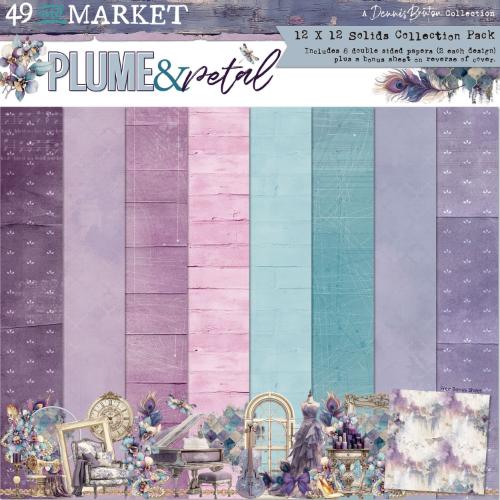 49 And Market Solids Collection Pack 12"X12"-Plume & Petal - Postage as per Actual