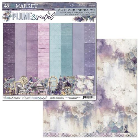 49 And Market Solids Collection Pack 12"X12"-Plume & Petal - Postage as per Actual