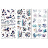 49 And Market Blendable Rub-On Transfer Set 6"X12"-Plume & Petal - Postage as per Actual