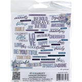 49 And Market Chipboard Set-Sentiments, Plume & Petal