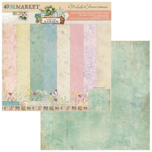 49 and Market Solids Collection Pack 12"X12"-From the Garden - Postage as per Actual