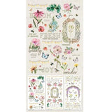 49 and Market Blendable Rub-On Transfer Set 6"X12"-From the Garden - Postage as per Actual