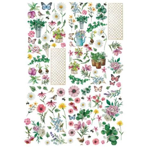 49 and Market Laser Cut Outs-Wildflowers, From the Garden - Postage as per Actual