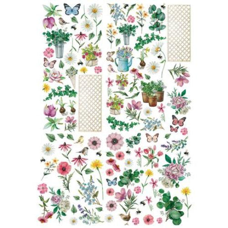 49 and Market Laser Cut Outs-Wildflowers, From the Garden - Postage as per Actual