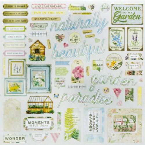 49 and Market Chipboard Set-From the Garden
