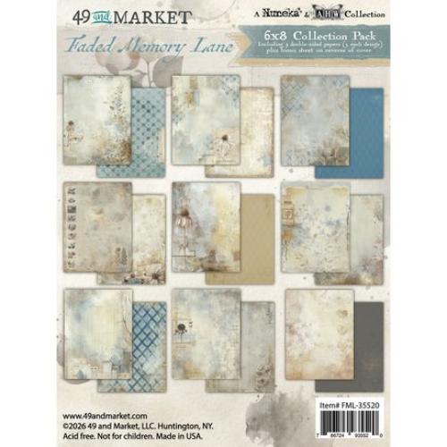 49 and Market Collection Pack 6"X8"-Faded Memory Lane