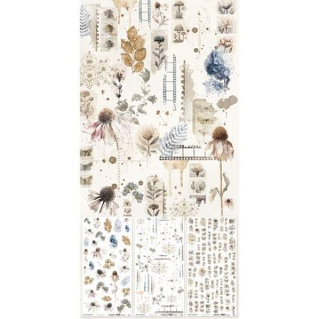 49 and Market Essential Rub-On Transfer Set 6"X12"-Faded Memory Lane - Postage as per Actual