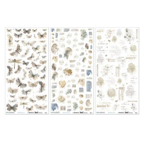49 and Market Blendable Rub-On Transfer Set 6"X12"-Faded Memory Lane - Postage as per Actual