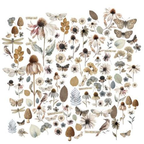 49 and Market Laser Cut Outs-Wildflowers, Faded Memory Lane - Postage as per Actual