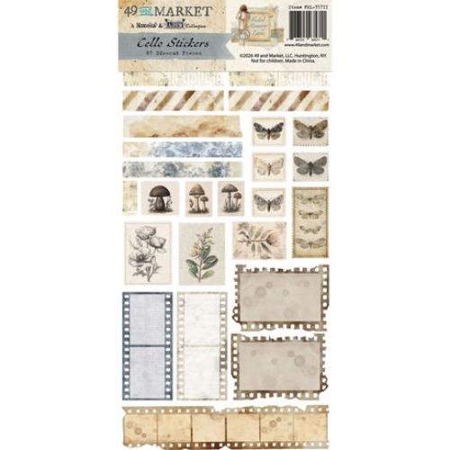 49 and Market Cello Stickers-Faded Memory Lane - Postage as per Actual