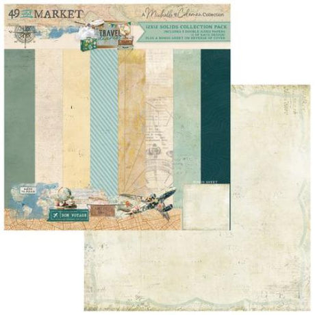 49 and Market Solids Collection Pack 12"X12"-Travel Diaries - Postage as per Actual