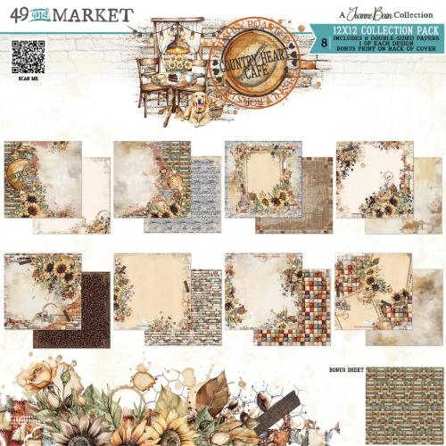 49 & Market Country Heart Cafe 12x12 Collection Pack - Postage as per Actual