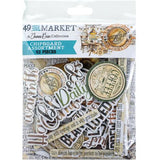 49 & Market Country Heart Cafe Chipboard Assortment