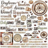 49 & Market Country Heart Cafe Chipboard Assortment