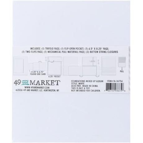 49 & Market Foundations Mixed Up Album 2 - White - Postage as per Actual