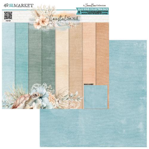 49 & Market Coastal Soul 12x12 Solids Collection Pack - Postage as per Actual