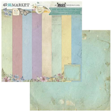 49 and Market The Quiet Observer 12x12 Solids Collection Pack - Postage as per Actual