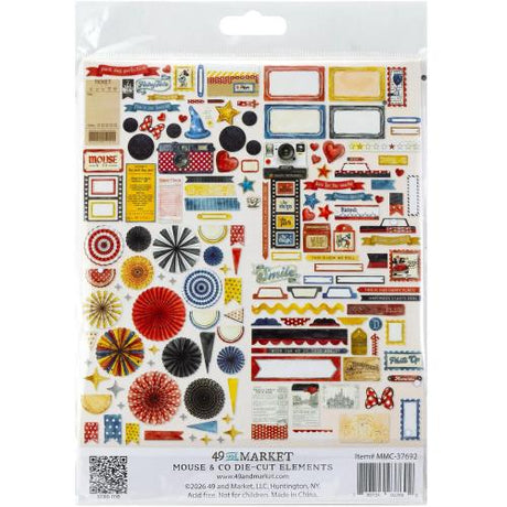 49 and Market Mouse & Co. Die-Cut Elements