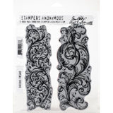 Tim Holtz Cling Stamps 7"X8.5" Baroque