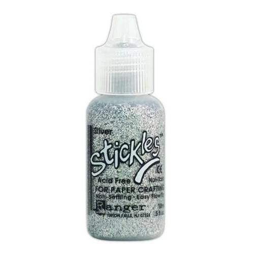 Ranger Stickles Glitter Glue .5oz-Silver
