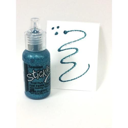 Ranger Stickles Glitter Glue .5oz-Turquoise