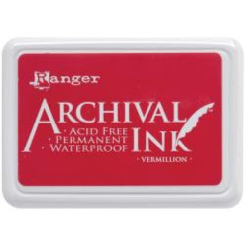 Archival Ink Pad - Vermillion - Krafters Cart