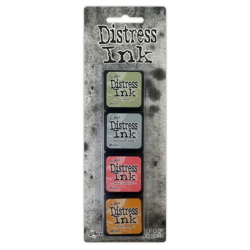 Tim Holtz Distress Mini Ink Pads 4/Pkg Kit 7