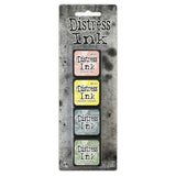 Tim Holtz Distress Mini Ink Pads 4/Pkg Kit 10