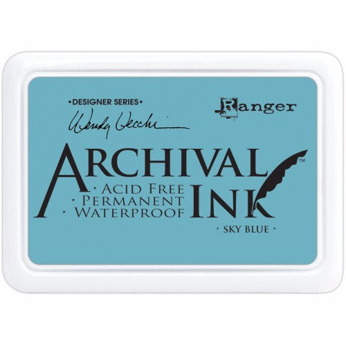 Wendy Vecchi Archival Ink Pad Sky Blue - Krafters Cart