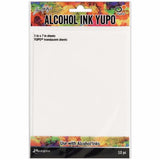 Tim Holtz Alcohol Ink Transulcent Yupo Paper 10 Sheets 5"X7"