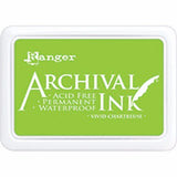 Archival Ink Pad - Vivid Chartreuse - Krafters Cart