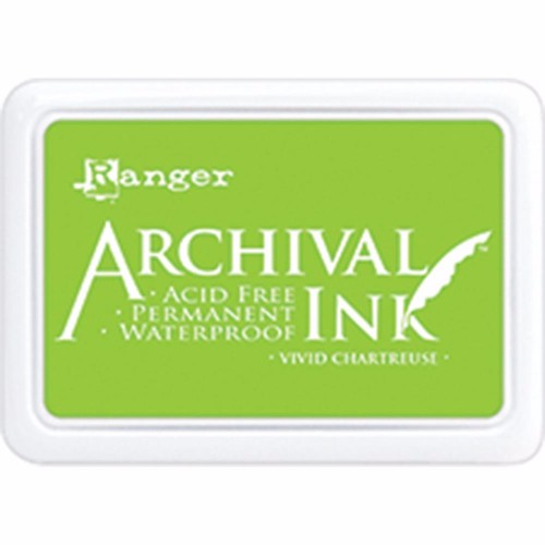 Archival Ink Pad - Vivid Chartreuse - Krafters Cart