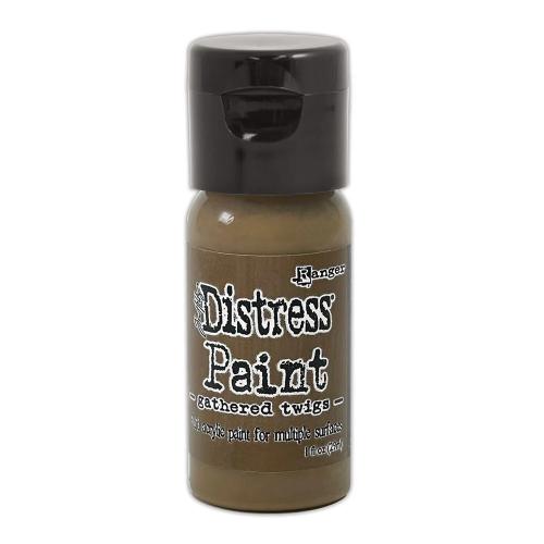 Tim Holtz Distress Paint Flip Top 1oz-Gathred Twigs